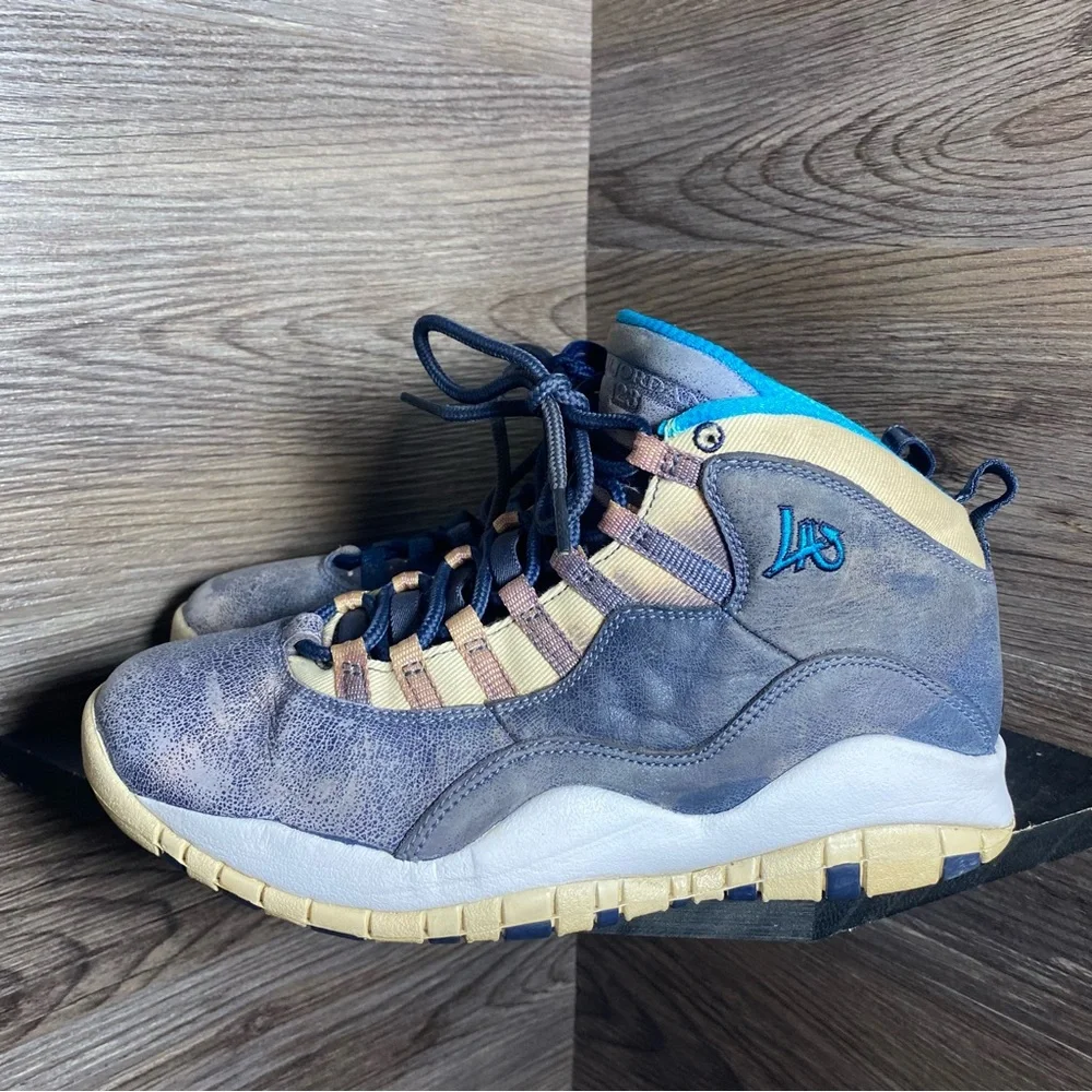 Jordan 10 Los Angeles blue
